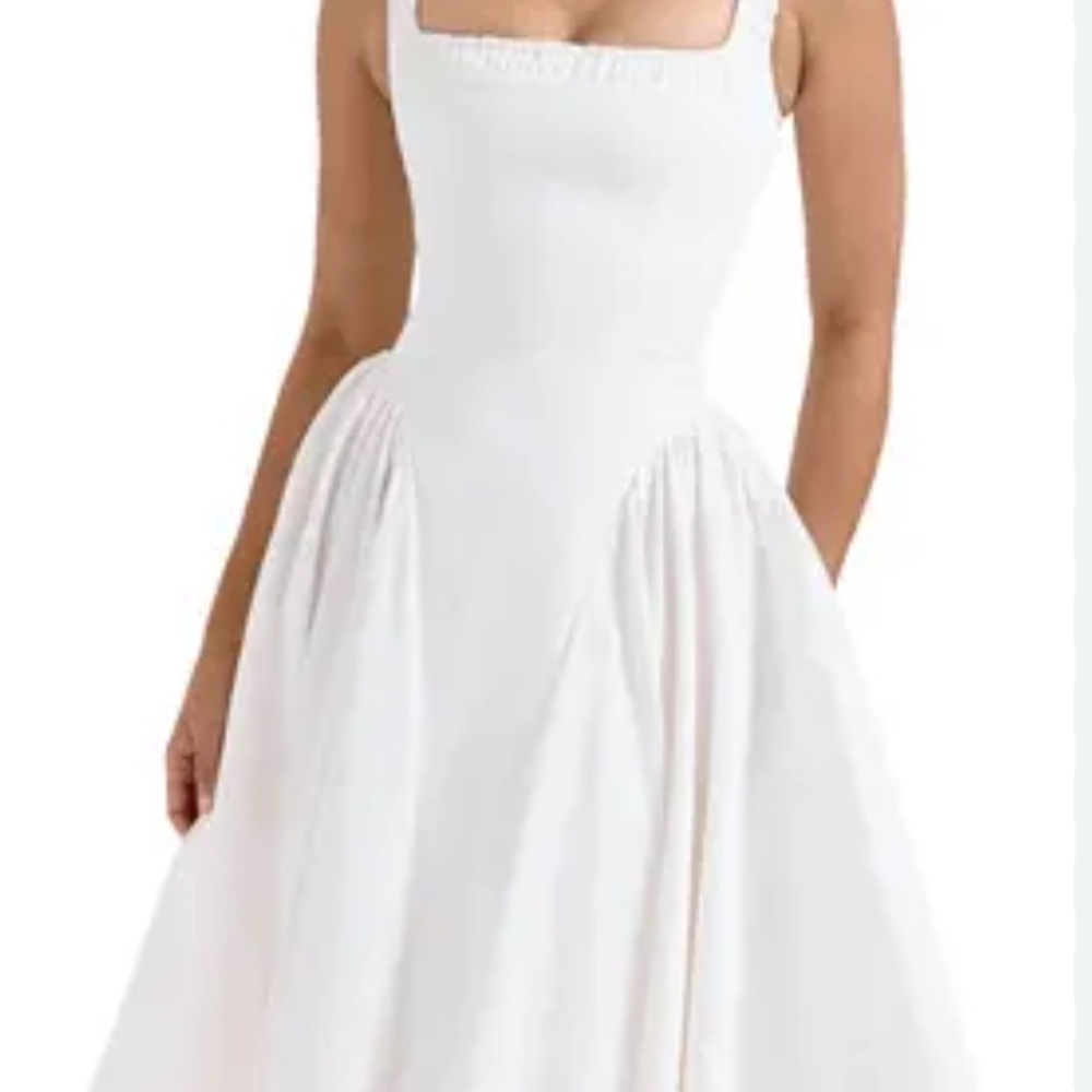 House of cb Dorothy dress in white